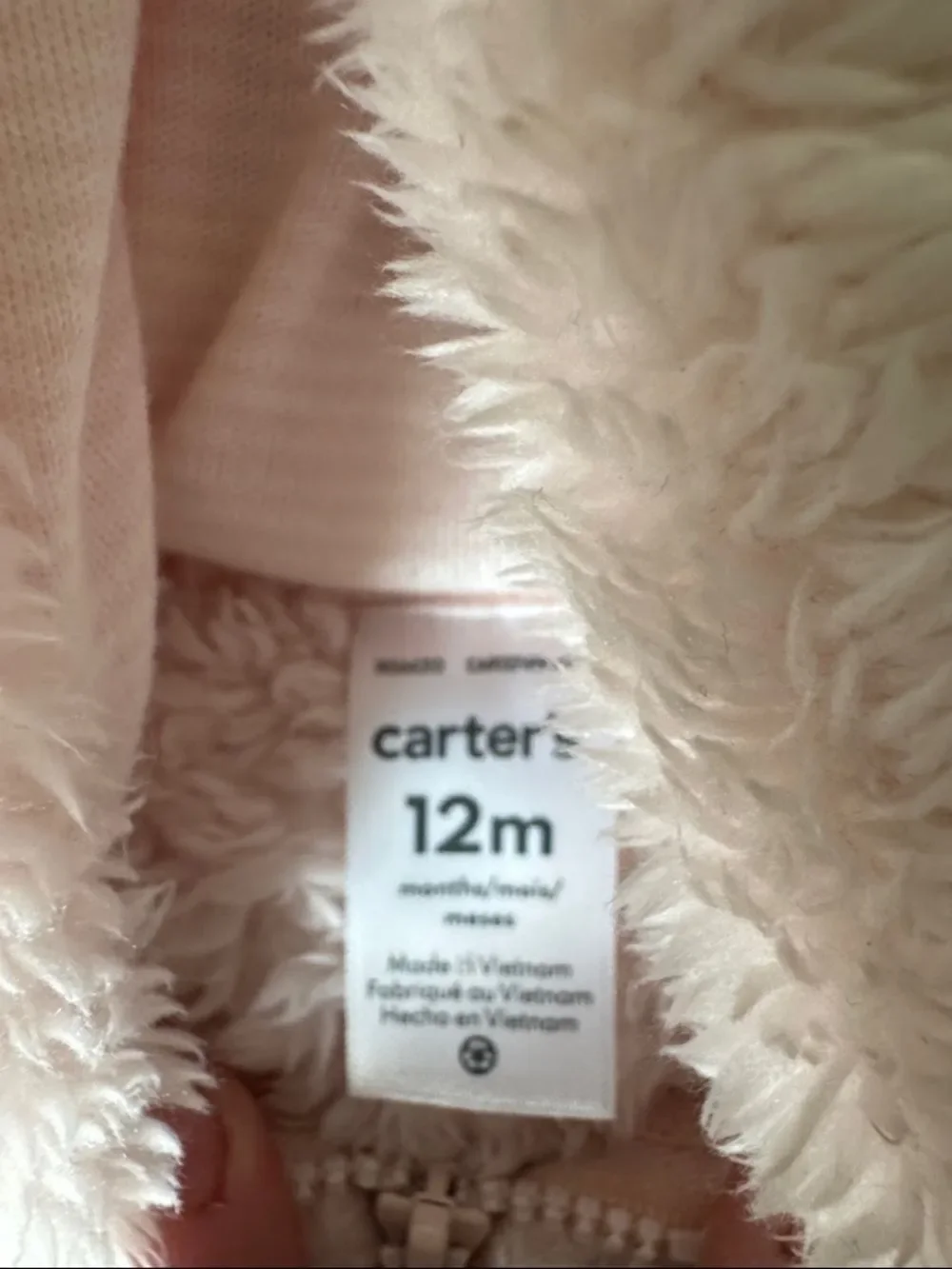 Carters hand me